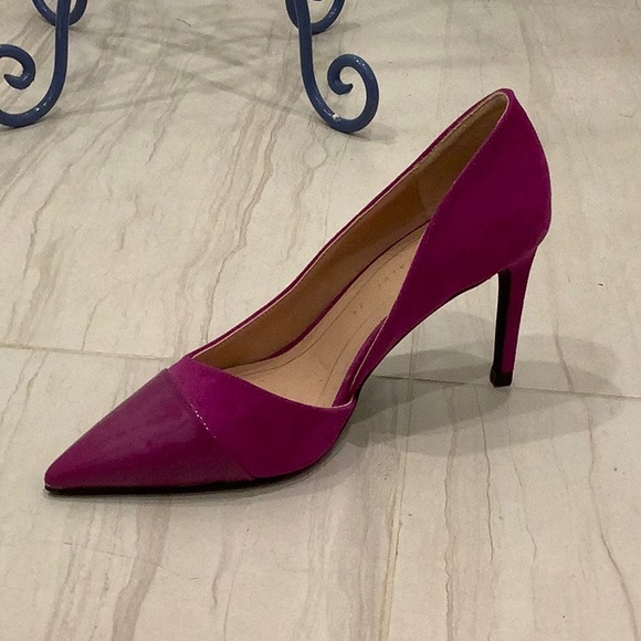 Fuchsia stilettos size 36 NWOT - Picture 2 of 2